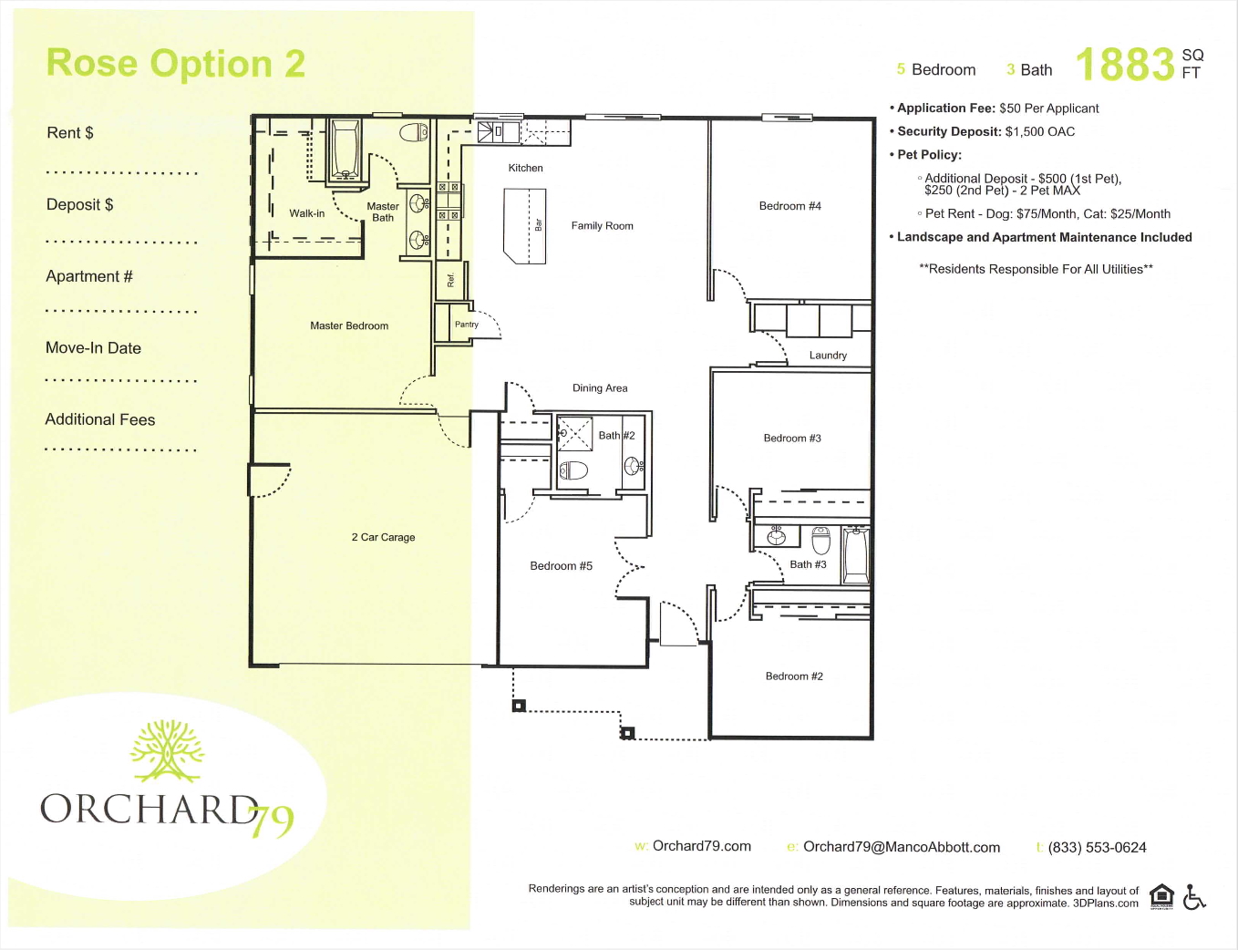 Rose Floorplan Option 2